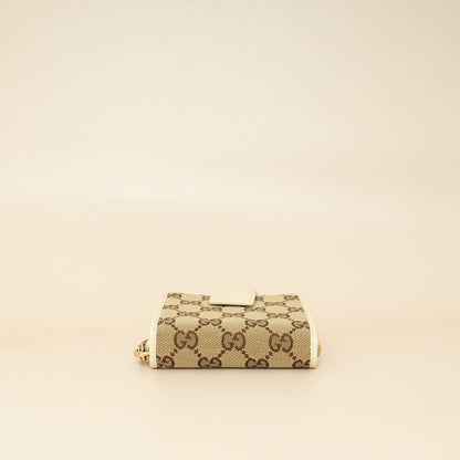 Gucci Bicolor GG Compact French Wallet