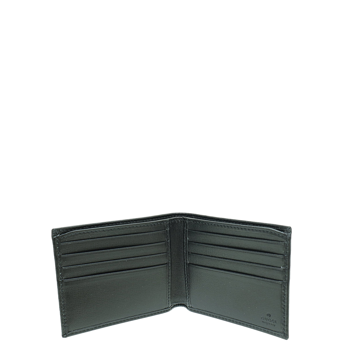 Gucci Black GG Supreme Bifold Wallet