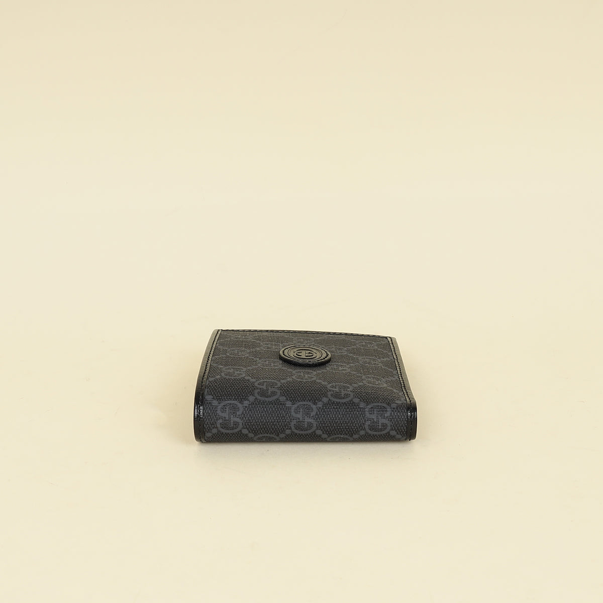 Gucci Black GG Supreme Bifold Wallet
