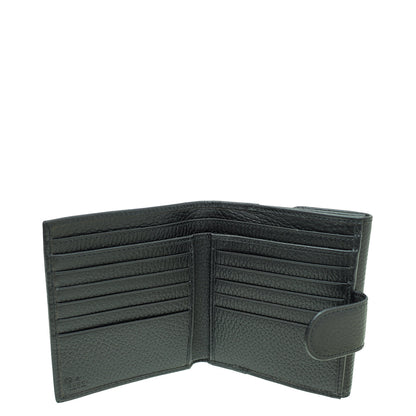 Gucci Black Interlocking G French Wallet