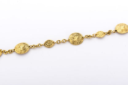 Chanel Vintage Waist Chain Belt 15 Charms, no Dust Cover & Box