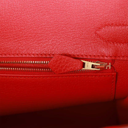 Hermes Birkin 30 Rouge de Coeur Togo Gold Hardware