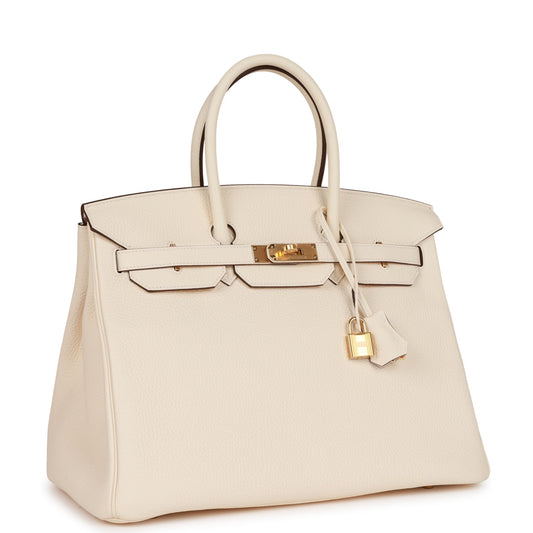 Hermes Birkin 35 Nata Togo Gold Hardware