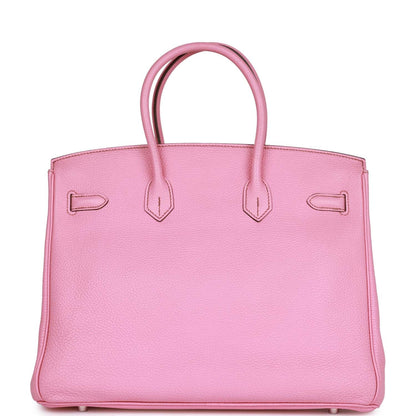 Hermes Birkin 35 Bubblegum Togo Palladium Hardware