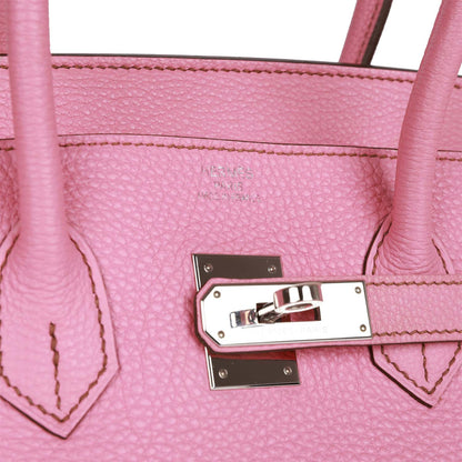 Hermes Birkin 35 Bubblegum Togo Palladium Hardware