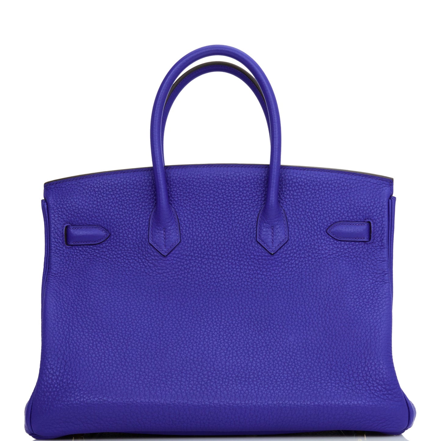 Hermes Special Order (HSS) Birkin 35 Bleu Electric Verso Clemence Gold Hardware