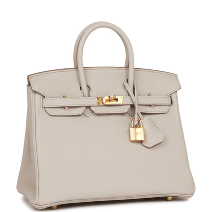 Hermes Birkin 25 Beton Togo Gold Hardware