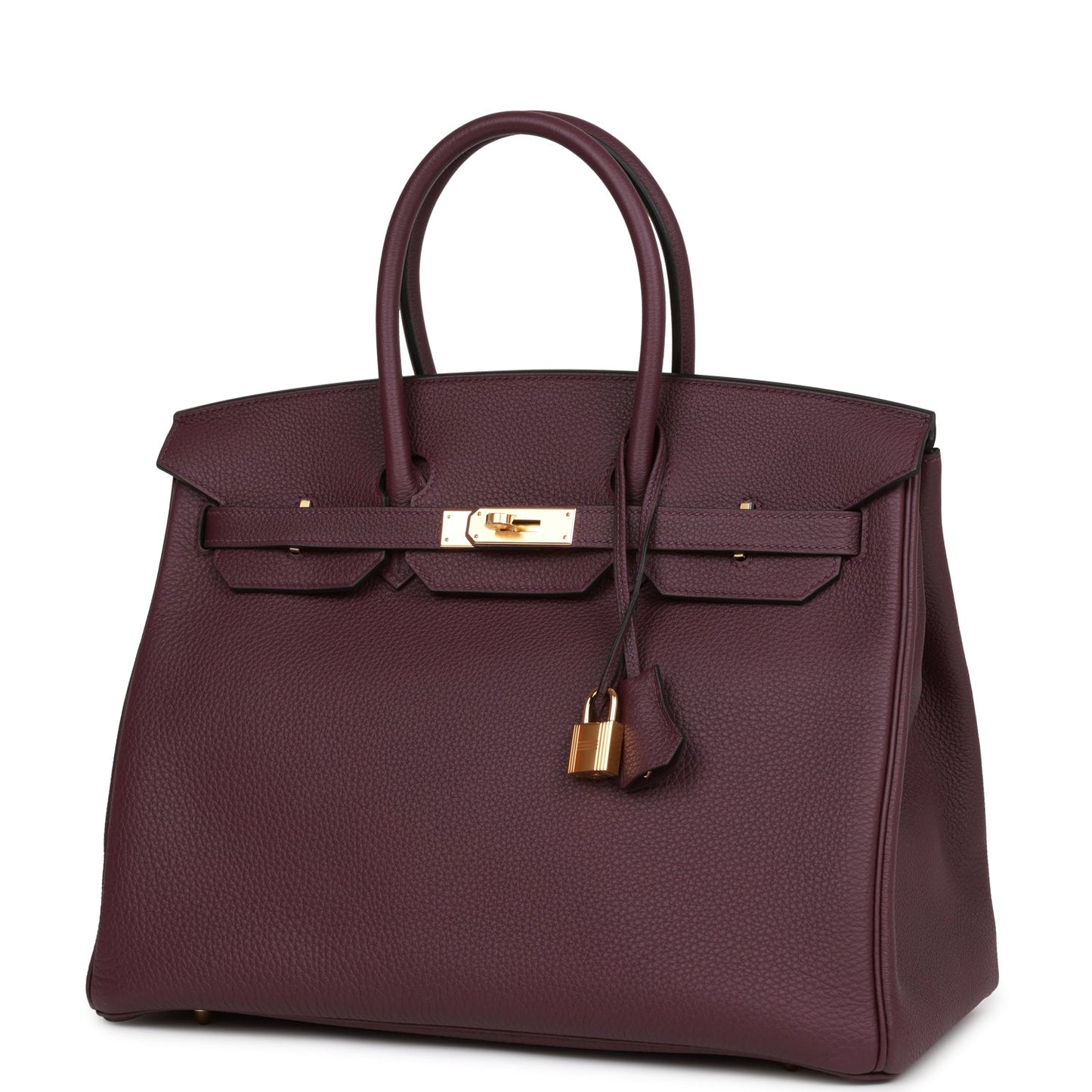 Hermes Birkin 35 Cassis Togo Gold Hardware