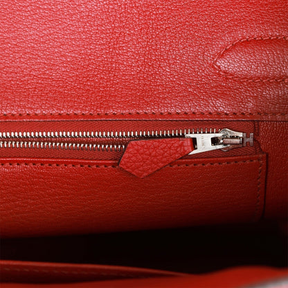 Hermes Birkin 30 Rouge Imperial Togo Palladium Hardware