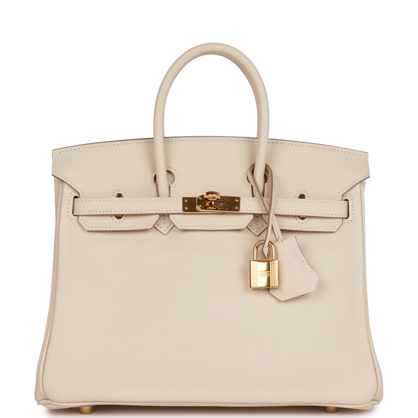 Hermes Birkin 25 Craie Swift Gold Hardware