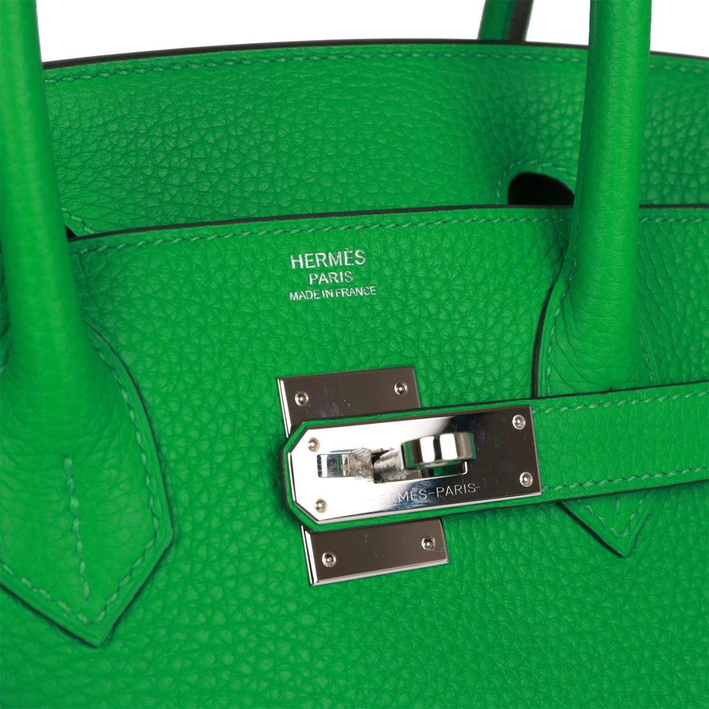 Hermes Birkin 30 Bambou Clemence Palladium Hardware