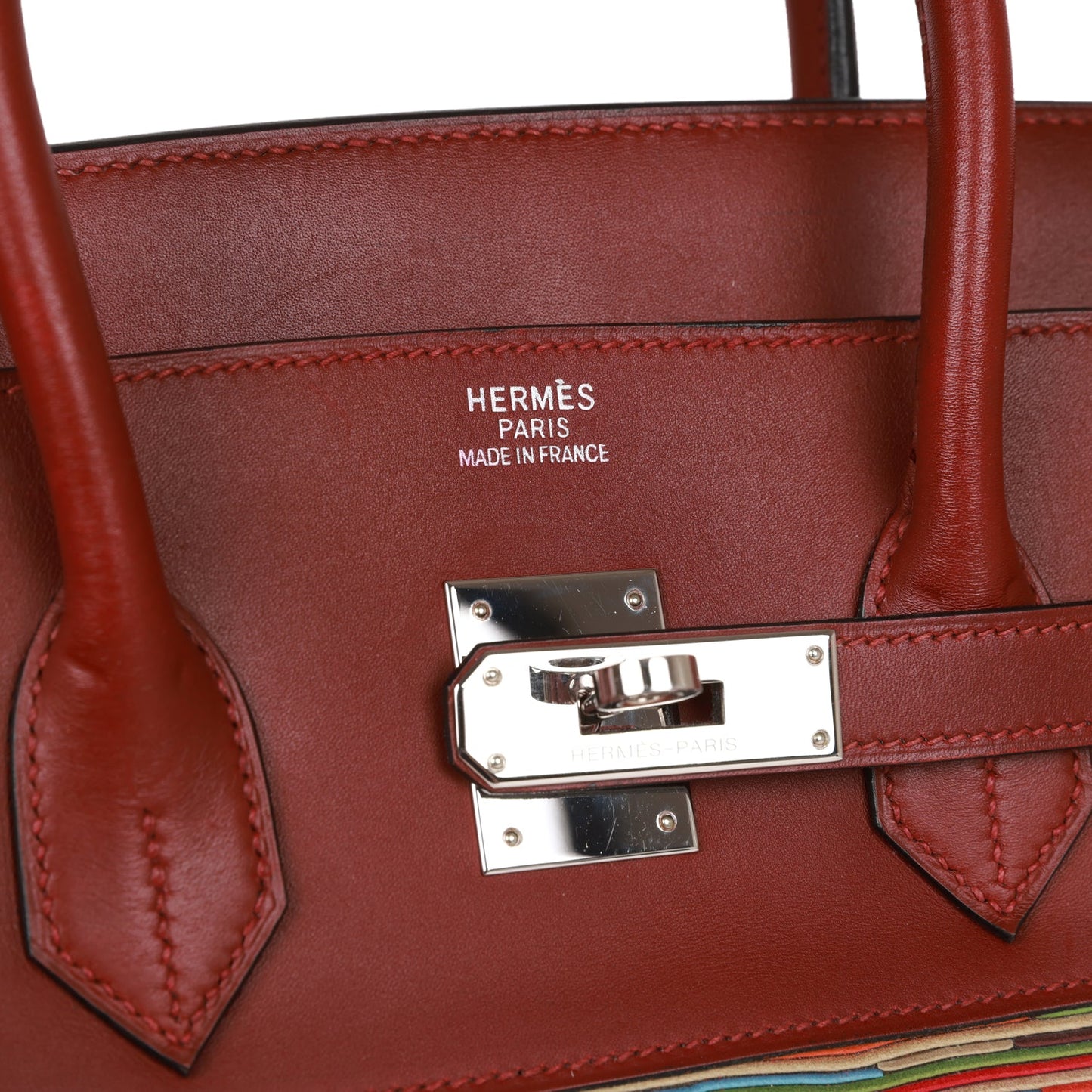 Hermes Birkin 35 Vibrato Rouge H Boxcalf Palladium Hardware