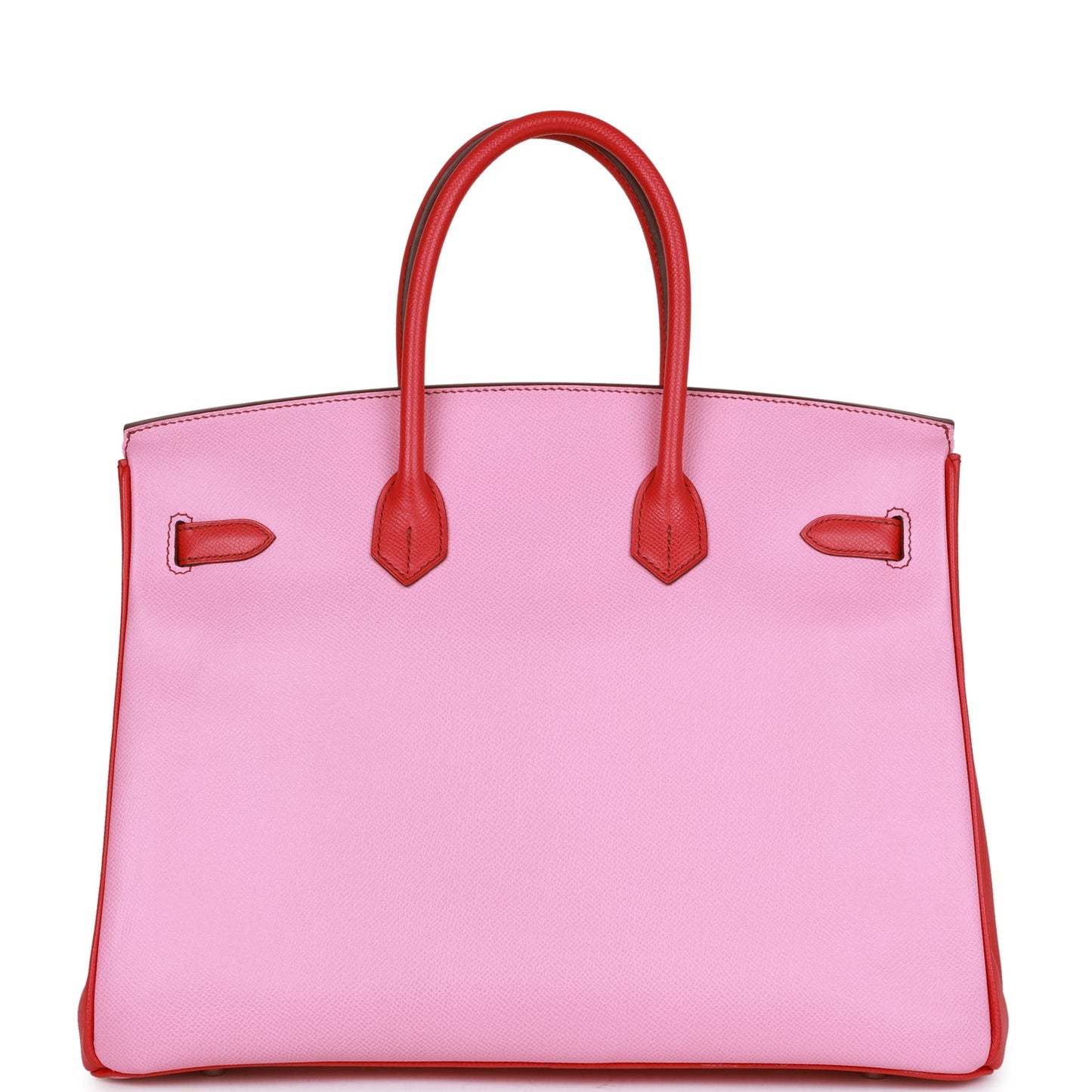 Hermes Special Order (HSS) Birkin 35 Bubblegum and Bougainvillea Epsom Palladium Hardware