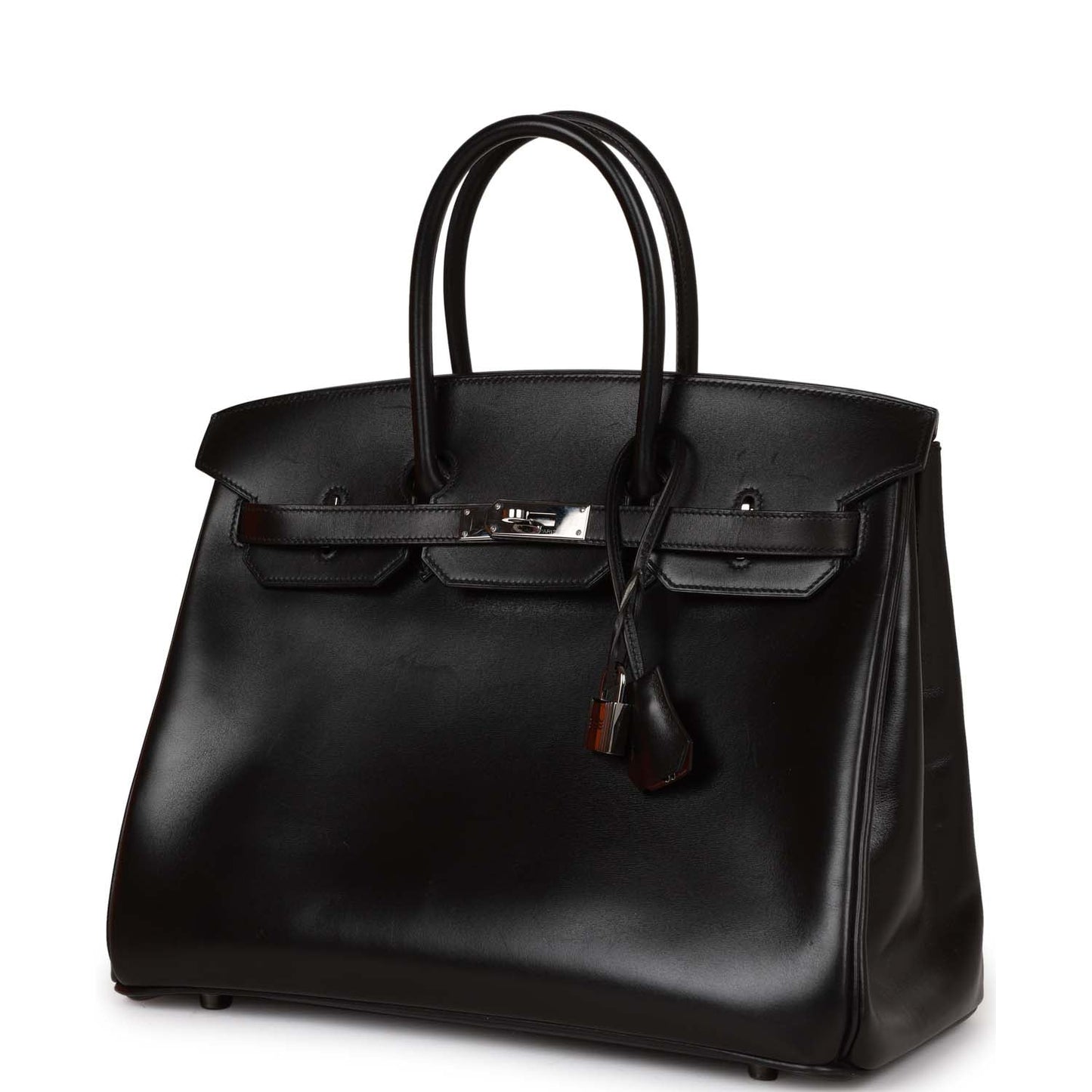 Hermes Special Order (HSS) Birkin 35 Black Box Verso Palladium Hardware