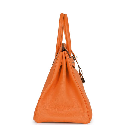 Hermes Birkin 35 Orange H Togo Palladium Hardware