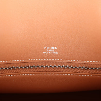 Hermes Birkin Shadow 35 Gold Swift Palladium Hardware