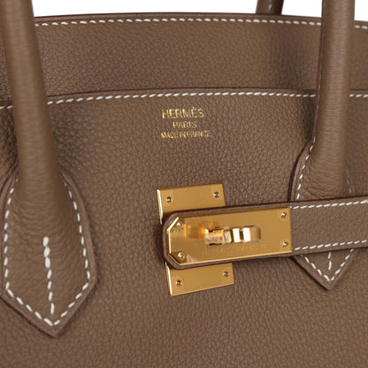 Hermes Birkin 35 Etoupe Togo Gold Hardware