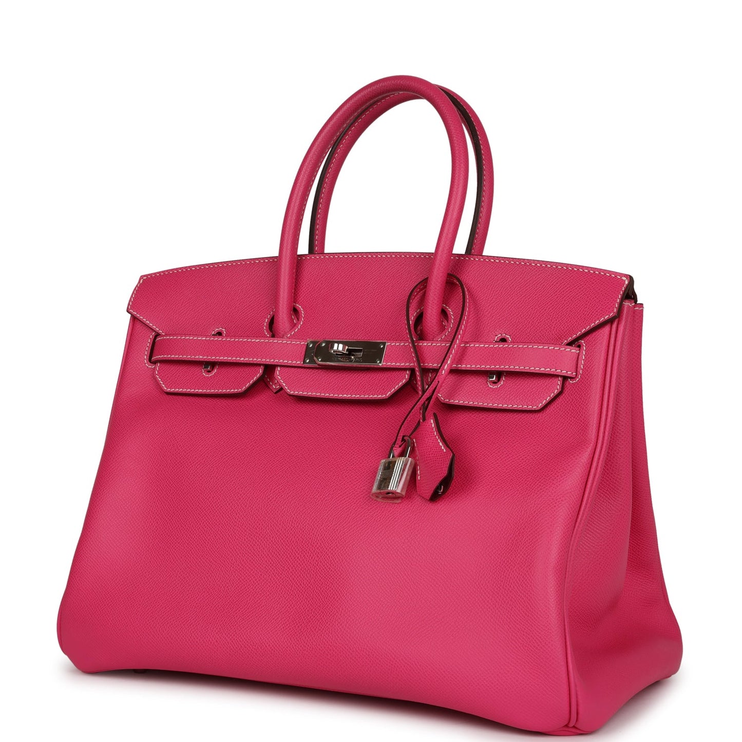 Hermes Birkin 35 Rose Tyrien Candy Epsom Palladium Hardware