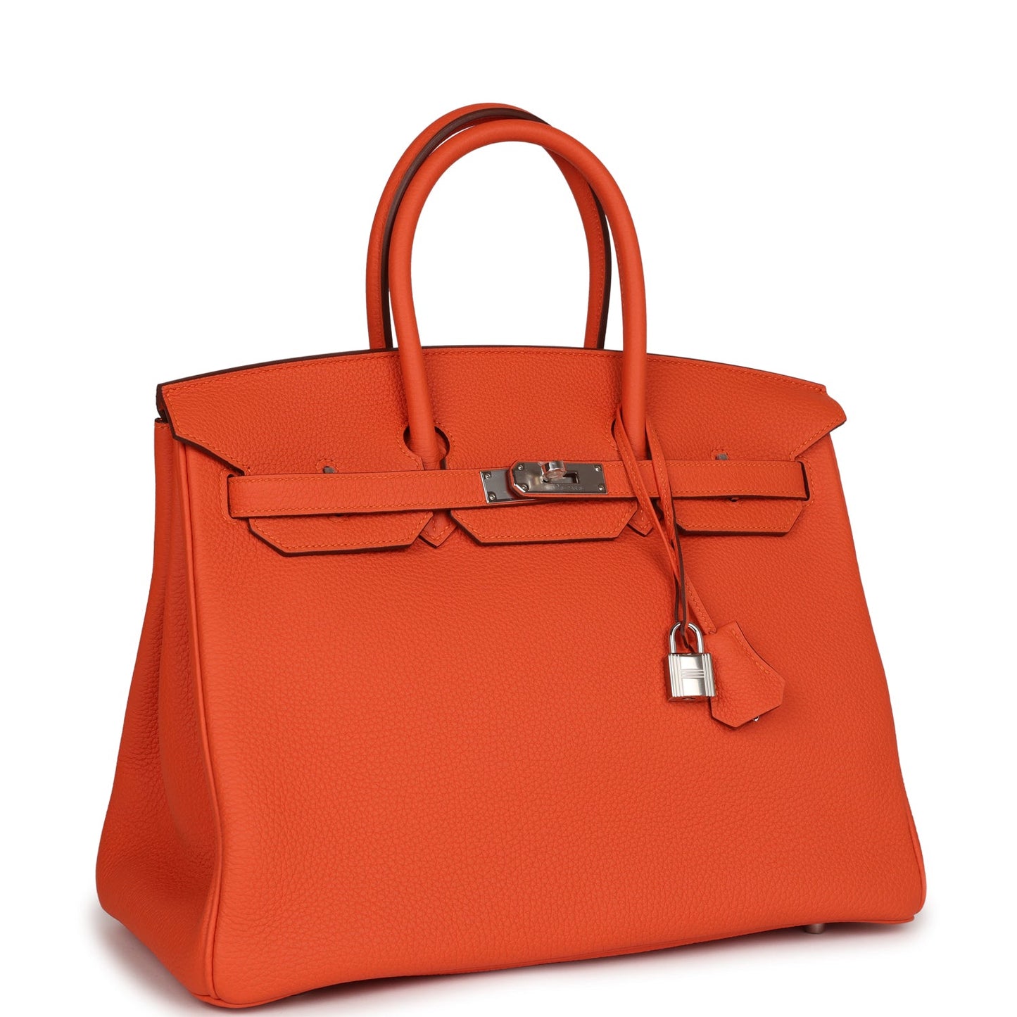 Hermes Birkin 35 Feu Togo Palladium Hardware