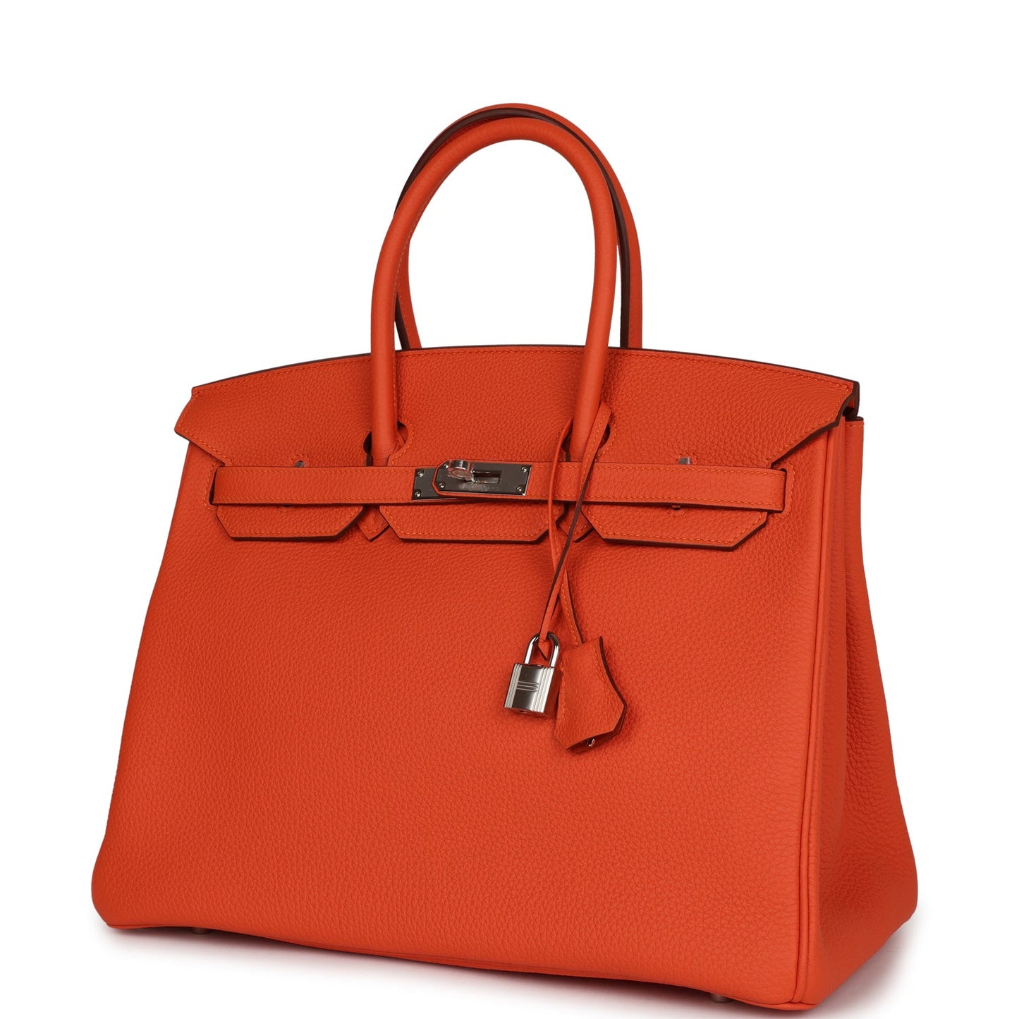 Hermes Birkin 35 Feu Togo Palladium Hardware