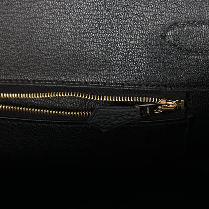 Hermes Birkin 35 Black Togo Gold Hardware