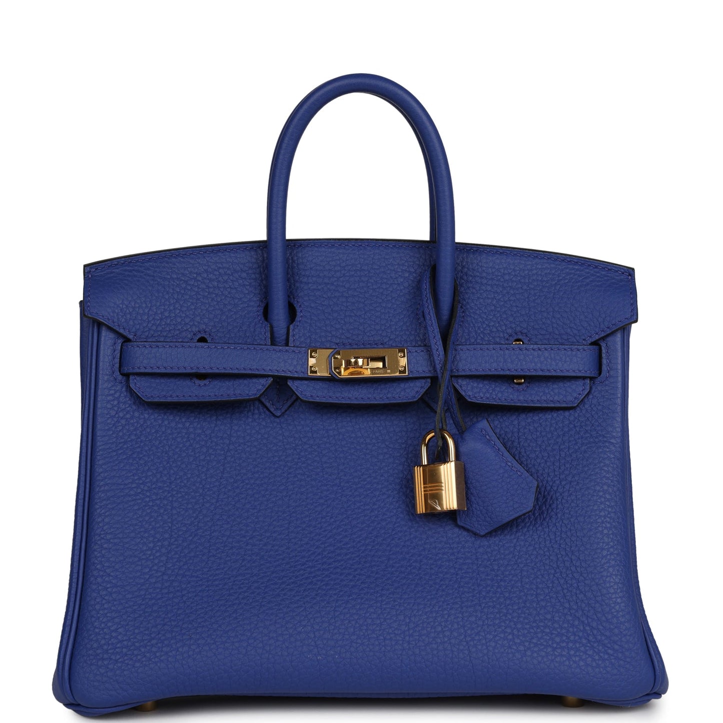 Hermes Birkin 25 Bleu Electric Togo Gold Hardware