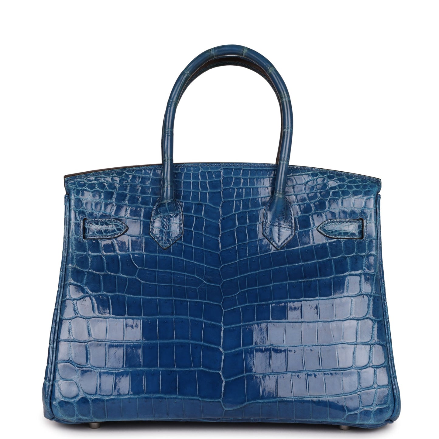 Hermes Birkin 30 Mykonos Shiny Niloticus Crocodile Palladium Hardware