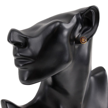 CHANEL Pierce Plated Gold gold COCO Mark Women Used