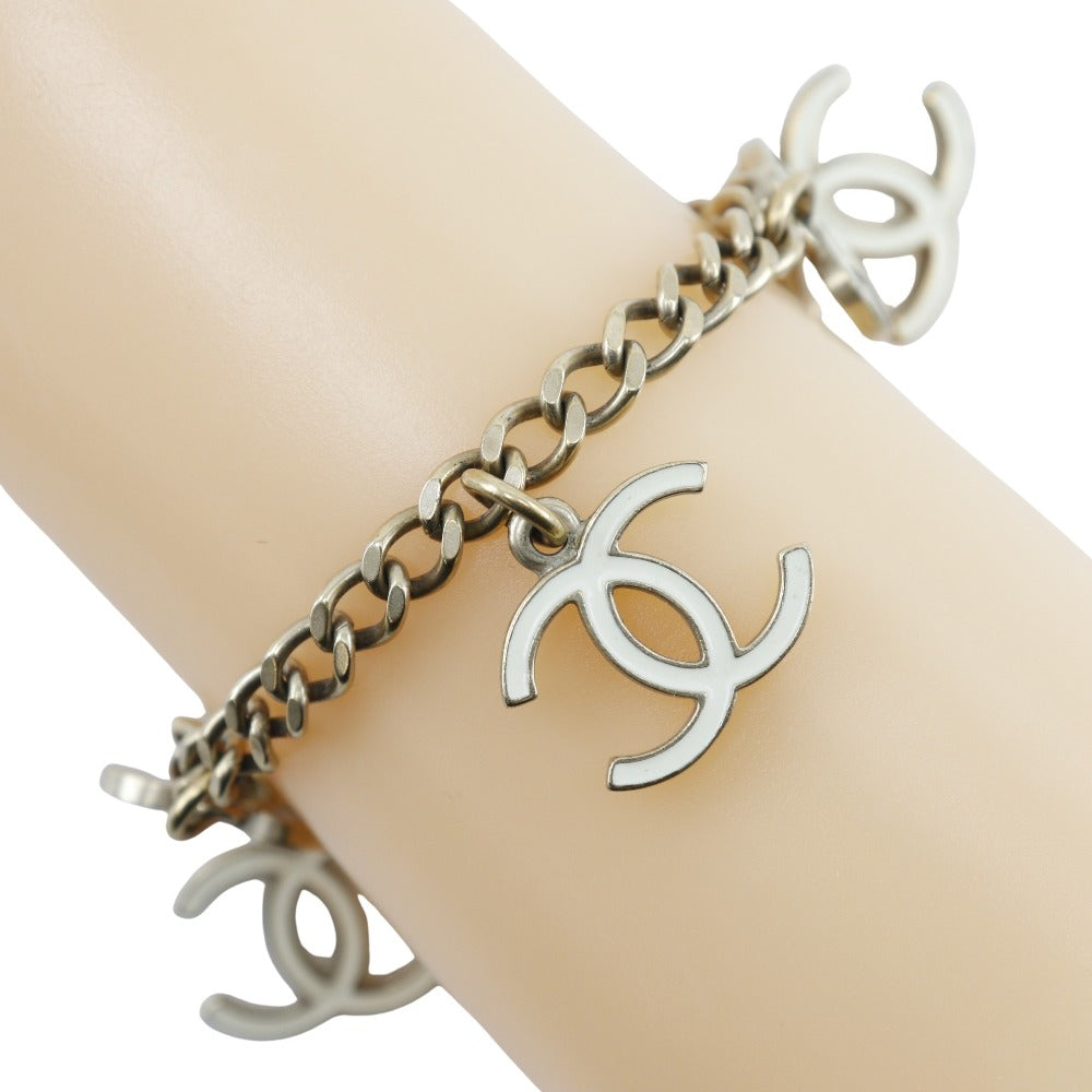 CHANEL bracelet metallic White No5 Coco Chanel