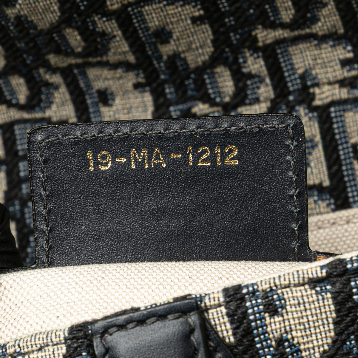 Oblique Canvas Saddle Bag