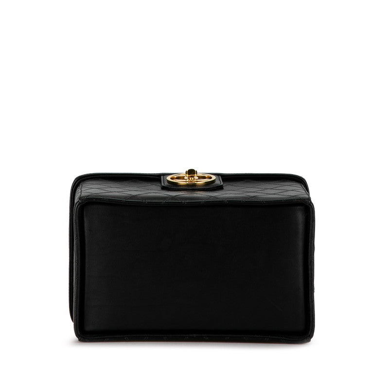 Chanel CC Vanity Case Leather Shoulder Bag in Good condition