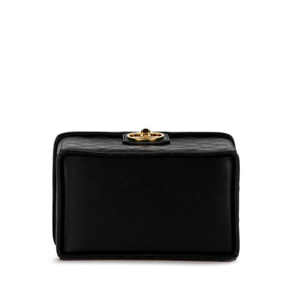 Chanel CC Vanity Case Leather Shoulder Bag in Good condition