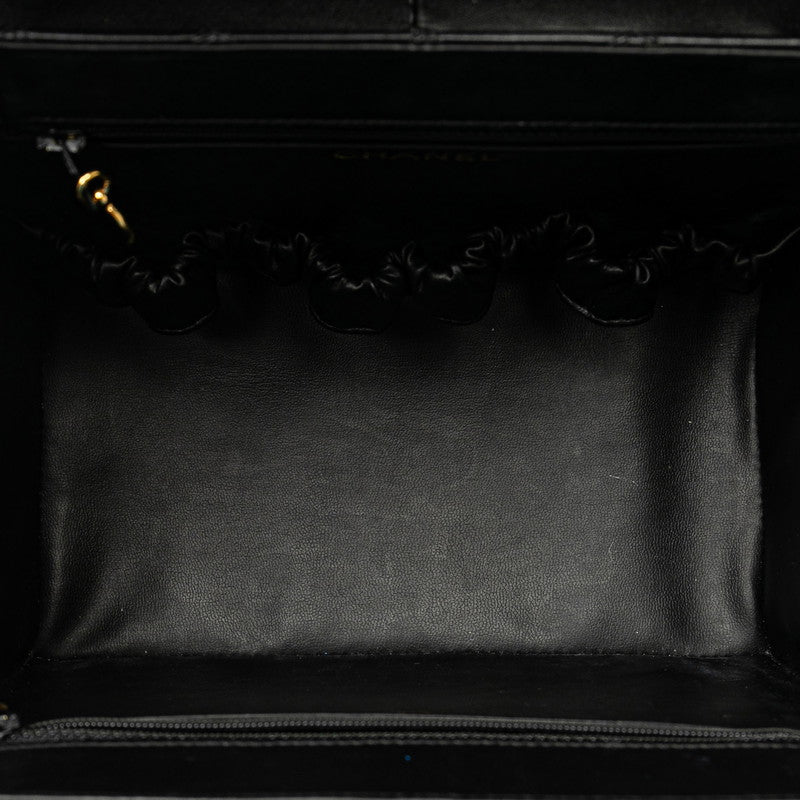 Chanel CC Vanity Case Leather Shoulder Bag in Good condition