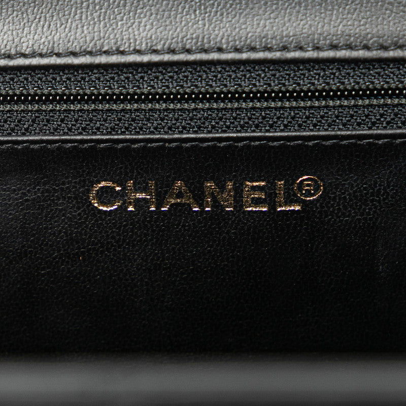 Chanel CC Vanity Case Leather Shoulder Bag in Good condition