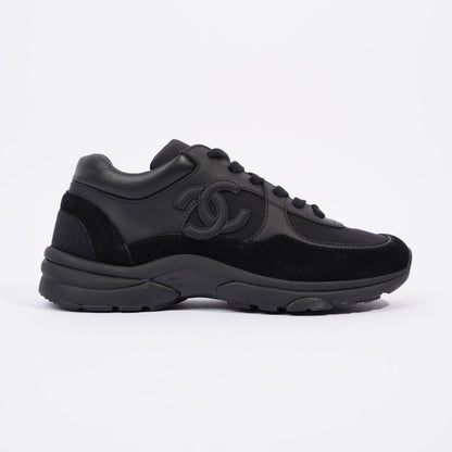 Chanel CC Logo Sneaker Black Suede EU 38 UK 5