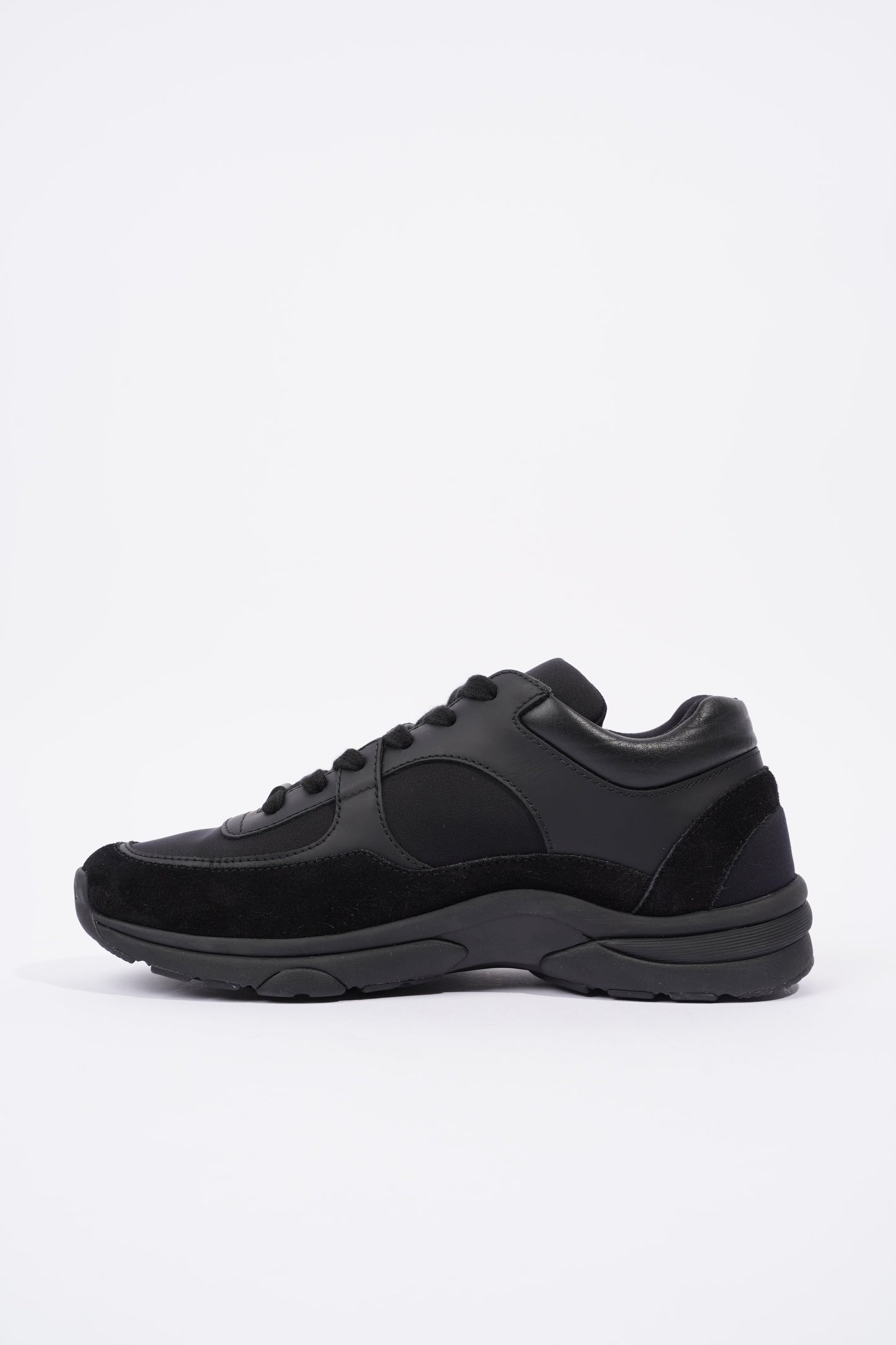 Chanel CC Logo Sneaker Black Suede EU 38 UK 5