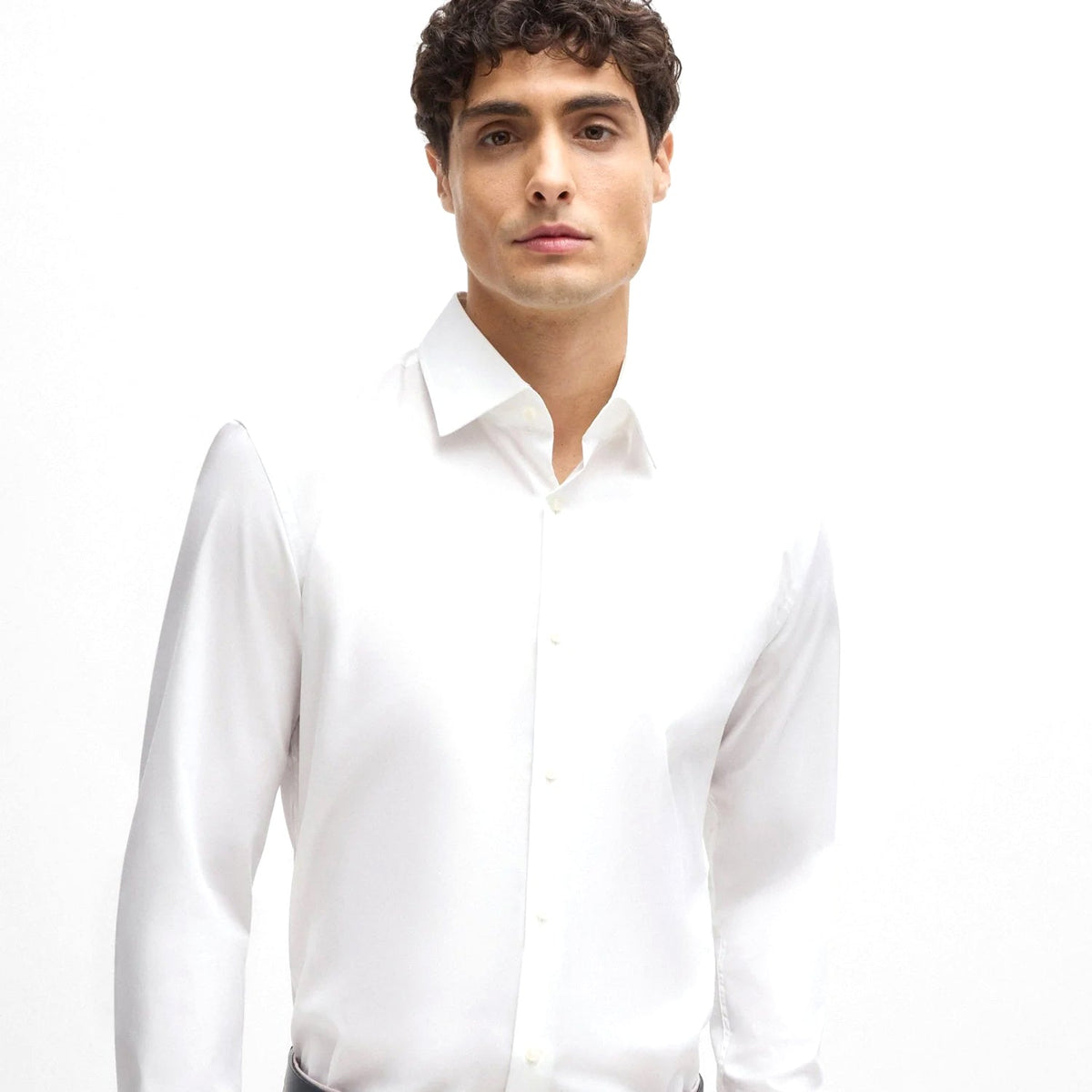 Regular-Fit Shirt In Easy-Iron Stretch-Cotton Poplin