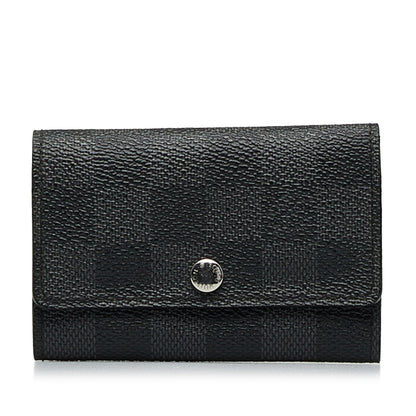 LOUIS VUITTON Damier Graphite 6 Key Holder