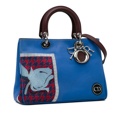 Medium Embroidered Diorissimo Satchel