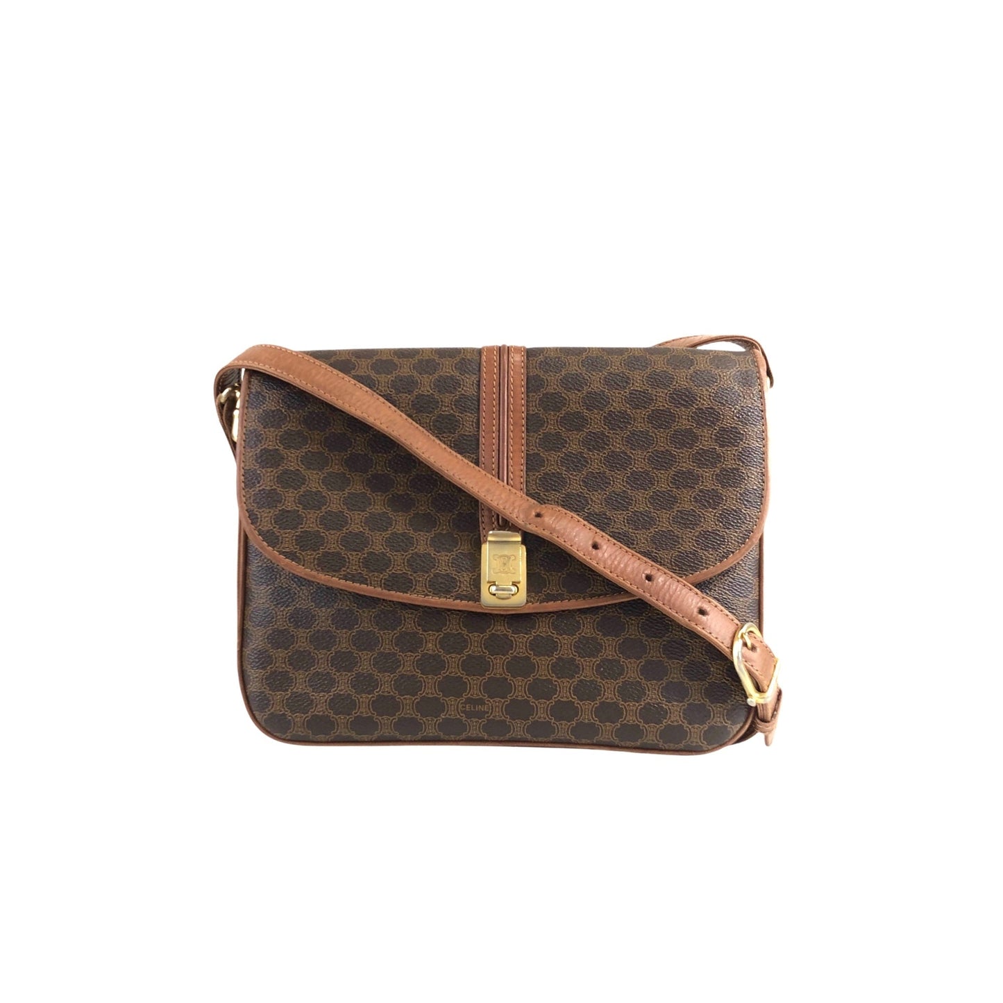CELINE  Shoulder bag Brown Vintage zskyr6