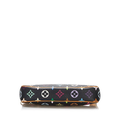 Louis Vuitton Pochette Accessoires Black Multicolor Monogram