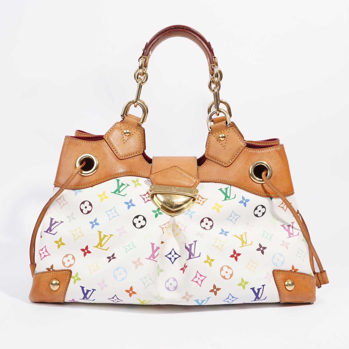 Louis Vuitton Ursula Multicoloured Monogram / White / Tan Coated Canvas