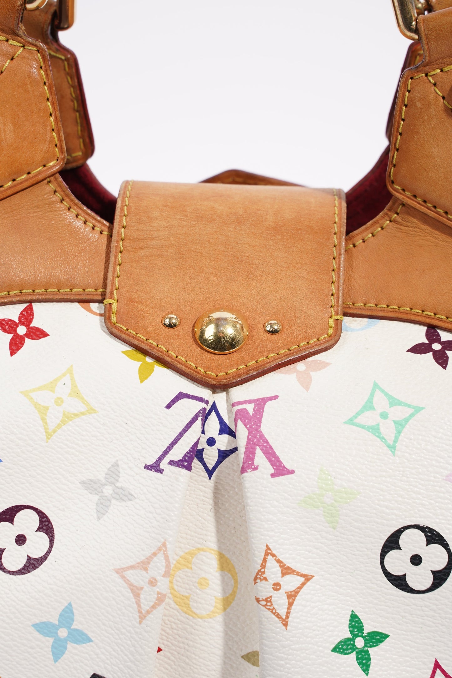 Louis Vuitton Ursula Multicoloured Monogram / White / Tan Coated Canvas