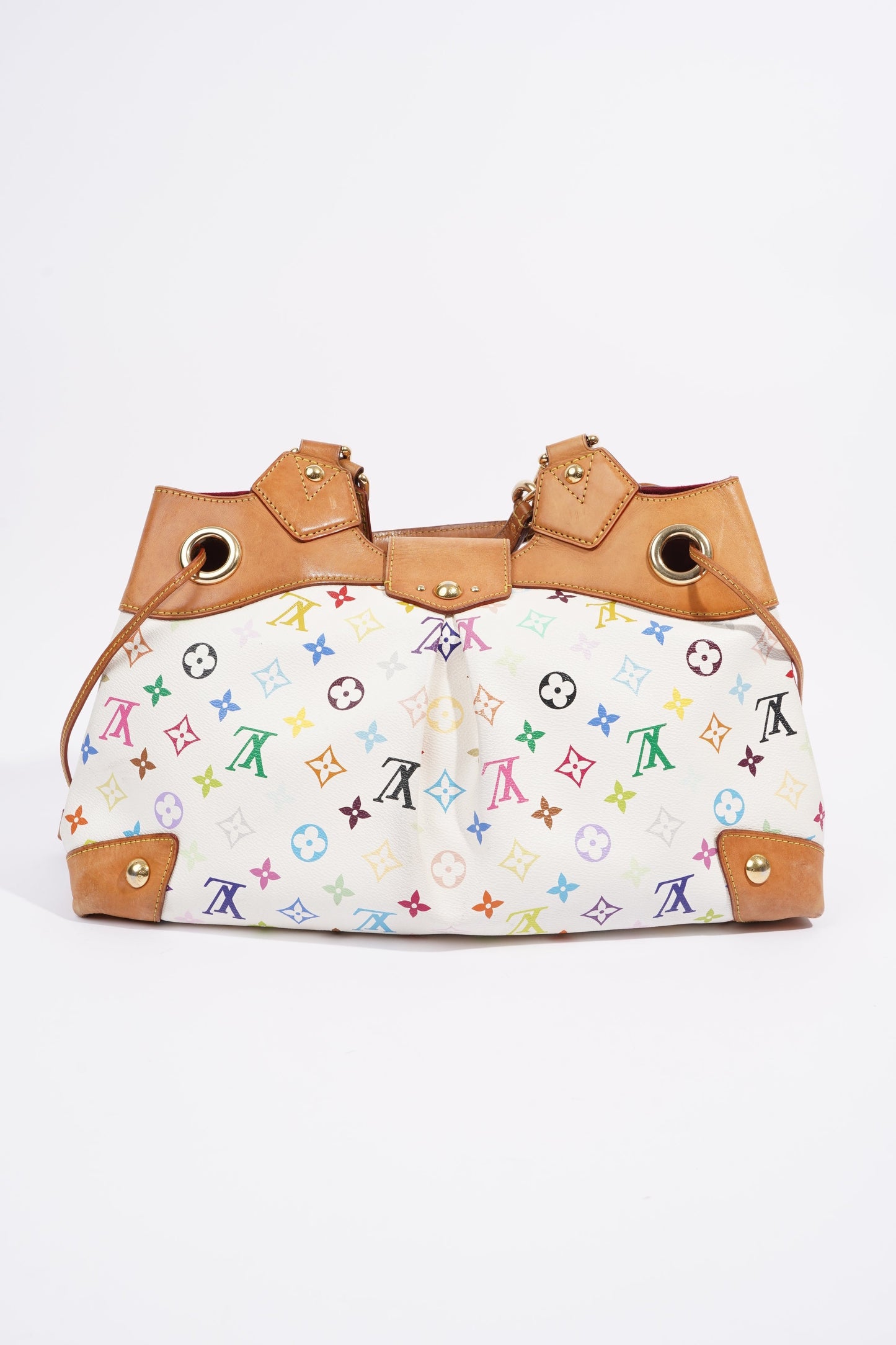 Louis Vuitton Ursula Multicoloured Monogram / White / Tan Coated Canvas