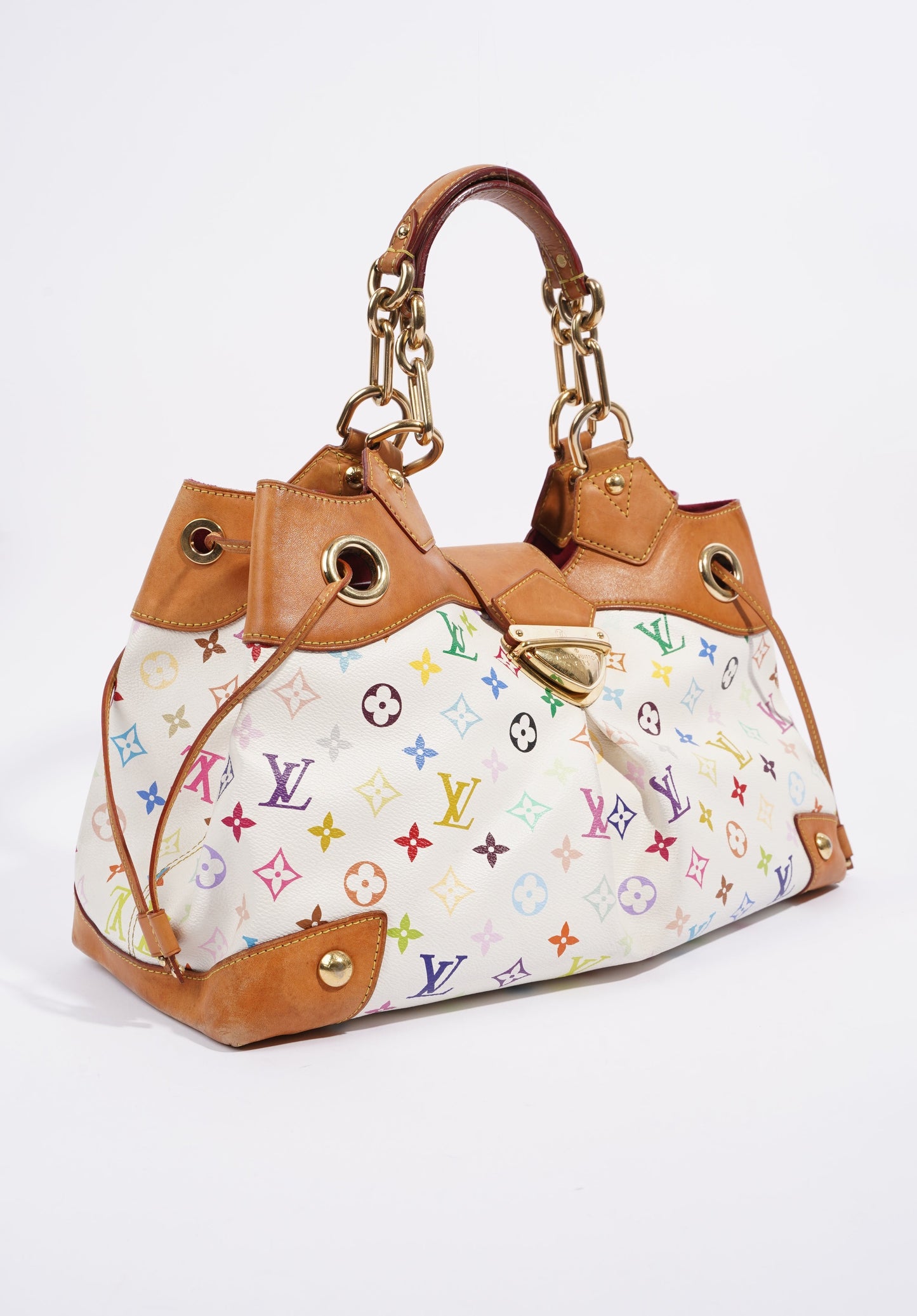 Louis Vuitton Ursula Multicoloured Monogram / White / Tan Coated Canvas