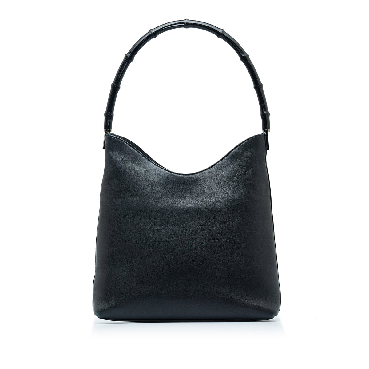 GUCCI Bamboo Leather Shoulder Bag