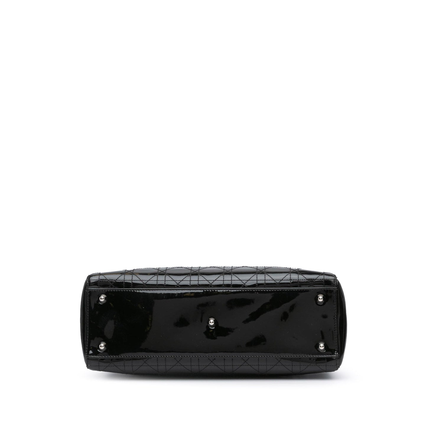 Large Patent Cannage Lady Dior