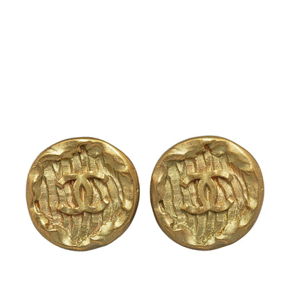 CHANEL CC Clip On Earrings Costume Earrings