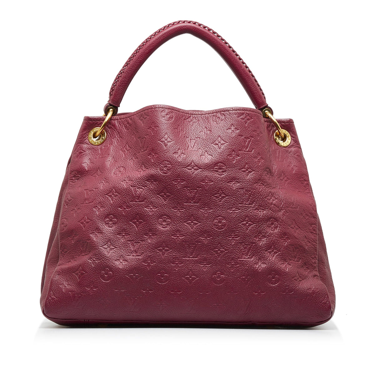Red Louis Vuitton Monogram Empreinte Artsy MM Hobo Bag