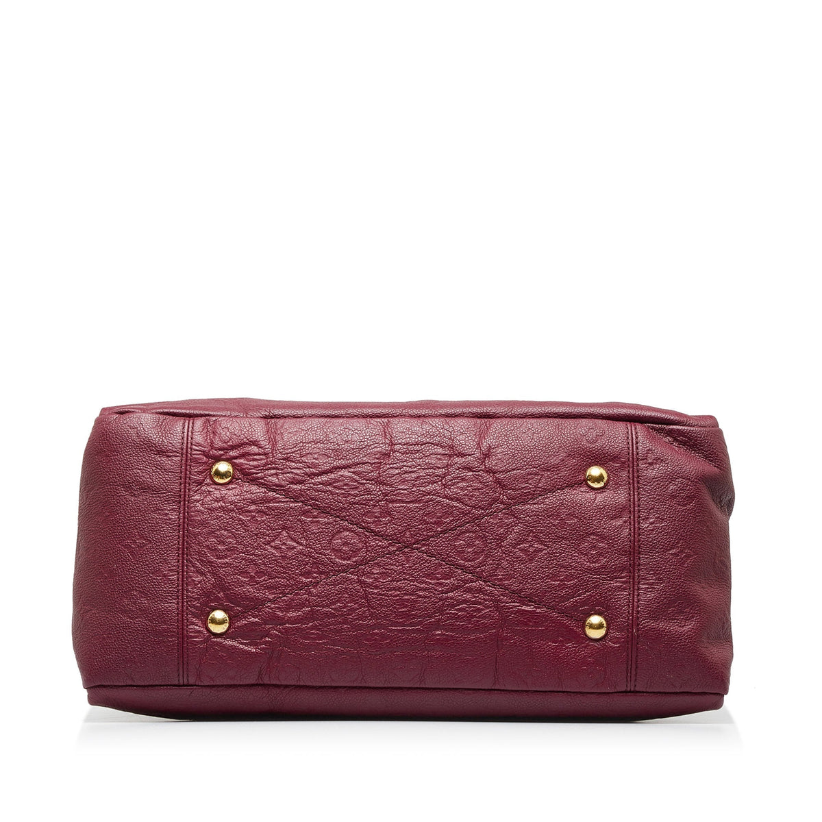 Red Louis Vuitton Monogram Empreinte Artsy MM Hobo Bag